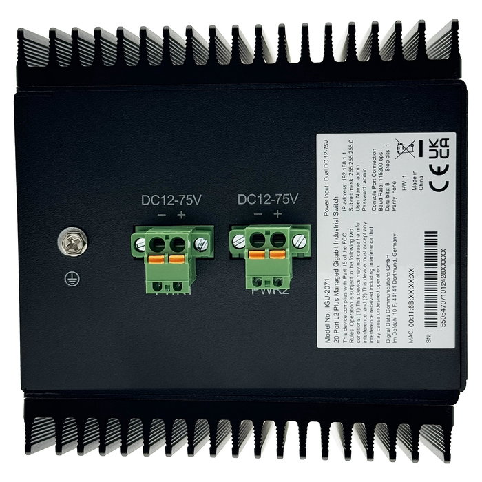 Level One IGU-2071 Switch Gestionado L2+ 20x GE (16x 1GbE, 4x 2.5GbE SFP)