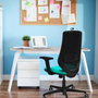 PIQUERAS Y CRESPO Silla de oficina Mardos con mecanismo Sincro, Gris oscuro y Negro