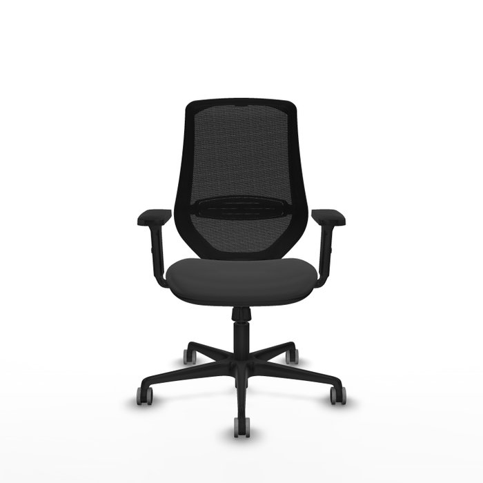 PIQUERAS Y CRESPO Silla de oficina Mardos con mecanismo Sincro, Gris oscuro y Negro PIQUERAS Y CRESPO Silla de oficina Mardos con mecanismo Sincro, Gris oscuro y Negro