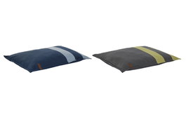 DKD Home Decor Pack de 2 Camas para Mascotas en Poliéster (Azul y Gris)