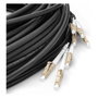 Digitus Cable de Fibra Óptica OM4 8 Fibras 50m, LC/UPC a LC/UPC, 50 micras, Vorkonfektioniert, U-DQ(ZN) BH, Negro
