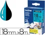 Brother TZe-541 Cinta Laminada 18mm x 8m Azul/Negro