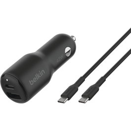Belkin BOOST Charge 42W Dual Car Charger CCB005btBK Negro