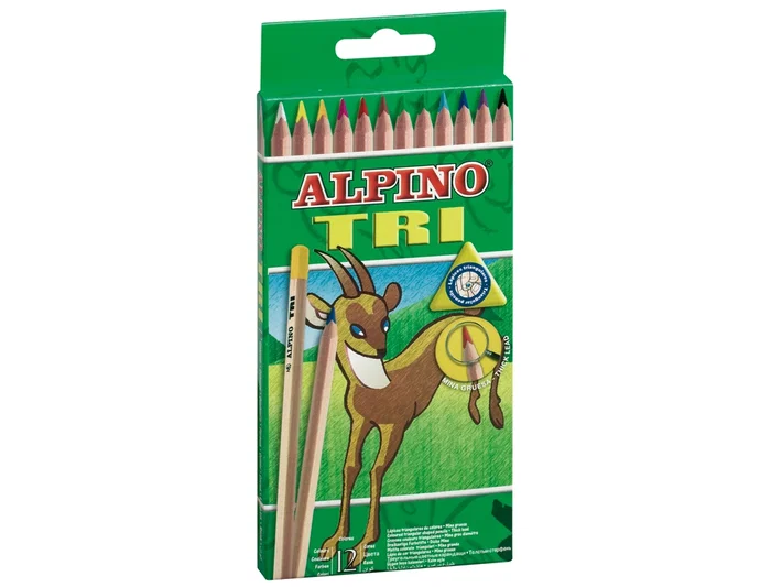 Alpino Lápices De Colores Triangulares 175 mm Estuche Surtido 12 Unidades Alpino Lápices De Colores Triangulares 175 mm Estuche Surtido 12 Unidades
