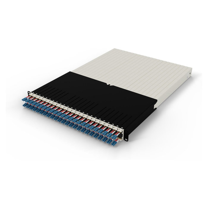 PATCHBOX Patchbox.one Kabeleinzugssystem 30RU/OS2 LC-LC, 1,8 m, 24 Kassetten, LWL OS2, Kabel gelb