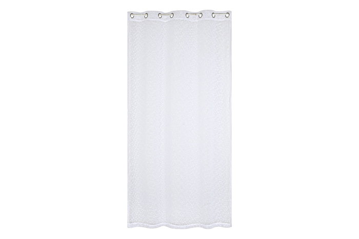 DKD Home Decor Cortina Basicos White23 Blanco 260 x 140 cm