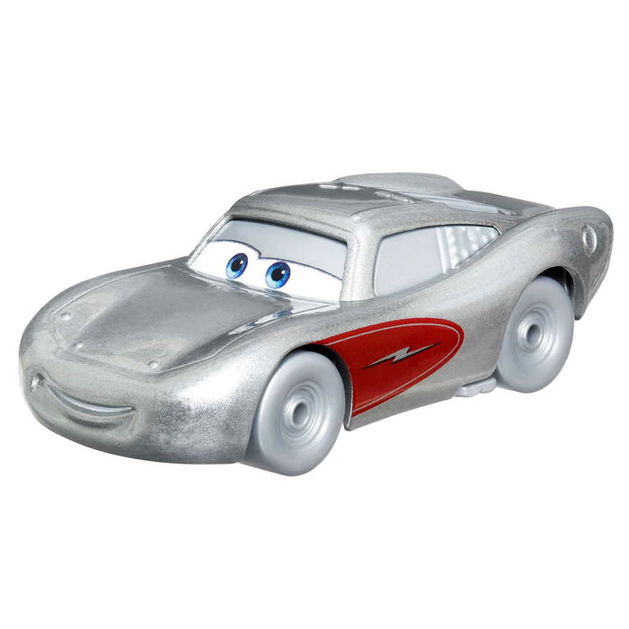 Mattel Cars Rayo McQueen Plateado Aniversario Coche de Juguete sin Pilas +3 Años