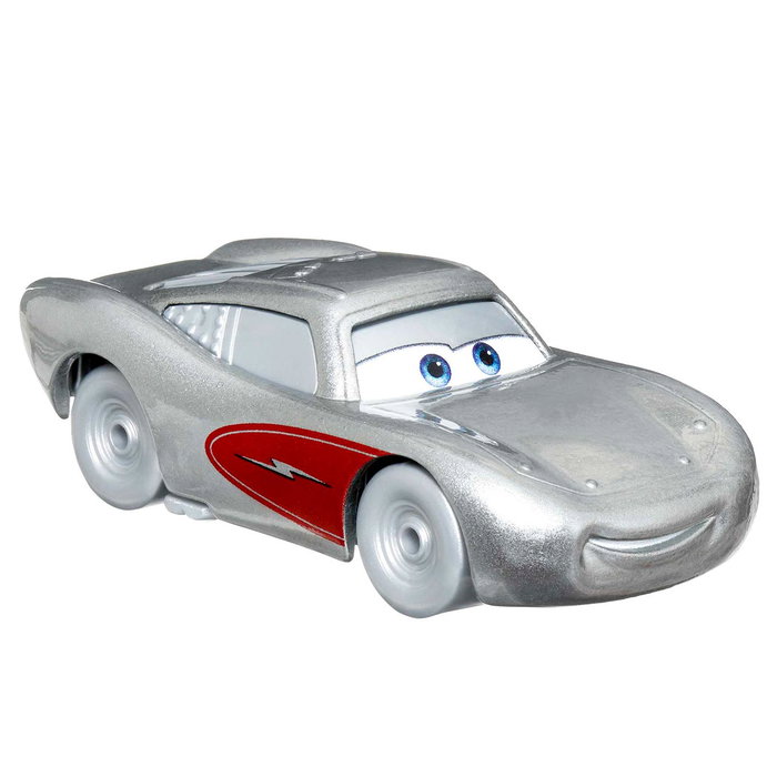 Mattel Cars Rayo McQueen Plateado Aniversario Coche de Juguete sin Pilas +3 Años