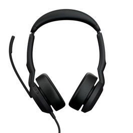 Jabra Evolve2 50 USB-A MS Stereo - Auriculares Profesionales con Cancelación de Ruido Activa (ANC) y Micrófonos con Cancelación de Ruido, Compatibles con Microsoft Teams