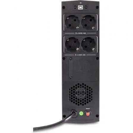 SALICRU SAI/UPS SPS SOHO+ 2250VA / 1200W, Torre Negra, Line-Interactive con AVR, 4 Salidas AC, Puertos USB-C y USB-A, Regulación de Voltaje, Referencia 647EA000005