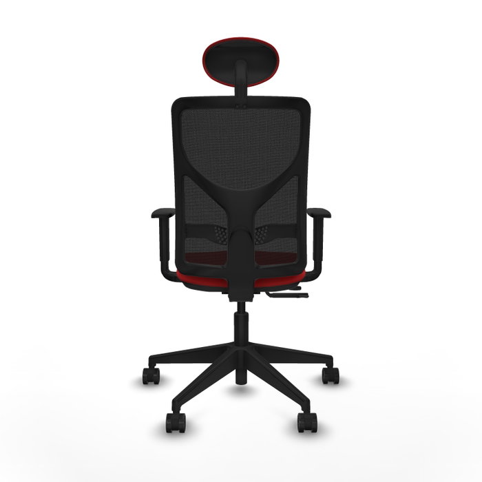 PIQUERAS Y CRESPO Silla de oficina Motilla Rojo/Negro con Mecanismo Sincro/Traslack PIQUERAS Y CRESPO Silla de oficina Motilla Rojo/Negro con Mecanismo Sincro/Traslack