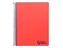 Liderpapel Cuaderno Espiral Micro Wonder A4 Rojo 120 Hojas Cuadro 5mm