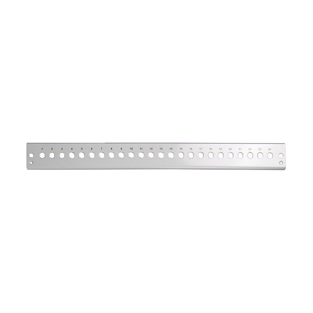 EFB Elektronik VSB-FP-24ST Panel frontal de fibra 24 x ST/FC (D-hole) Gris