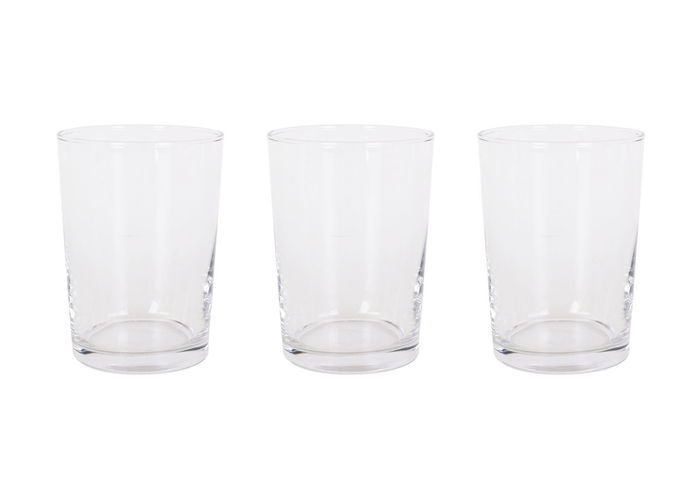 LAV Set de 3 Vasos para Sidra, Capacidad 510 cc, Colección Bodega, Medidas 8.6 x 8.6 x 12.2 cm (12 Cajas)