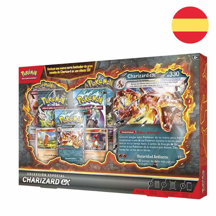 POKEMON JUEGO DE CARTAS Blister Cartas Charizard Pokemon Español POKEMON JUEGO DE CARTAS Blister Cartas Charizard Pokemon Español
