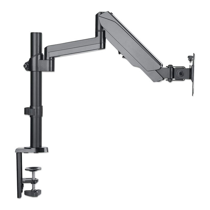 MANHATTAN Soporte de sobremesa articulado con gas para monitores, compatible VESA 75x75/100x100 mm, para pantallas de 17" a 32" (43-81 cm) y hasta 8 kg