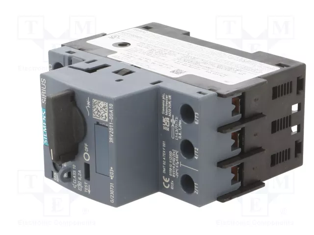 SIEMENS Interruptor motorizado 3RV2 0,18kW 220÷690VAC SIEMENS Interruptor motorizado 3RV2 0,18kW 220÷690VAC