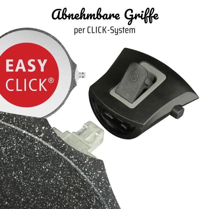 GSW Olla de Aluminio Fundido EASY CLICK 24 cm Inducción