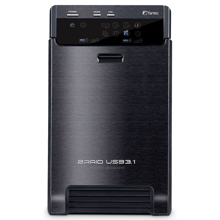Fantec QB-X2U31R Black 2 x 3,5 SATA Raid HDD USB 3.1