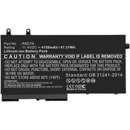 CoreParts Batería de Recambio para Portátil Li-ion 45.60Wh 4000mAh 11.4V para Dell Precision 15 3540