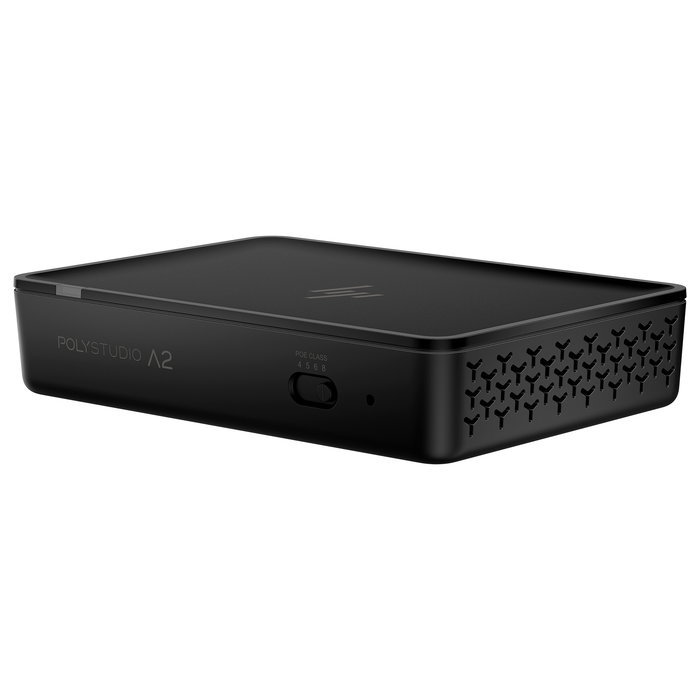 HP Poly Studio A2 Audio Bridge, Negro, Compatible con Poly Studio G62, X72, V72 y X52