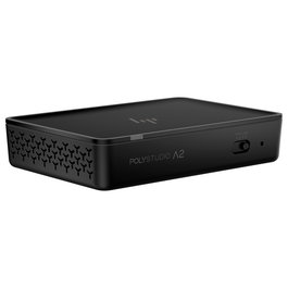 HP Poly Studio A2 Audio Bridge, Negro, Compatible con Poly Studio G62, X72, V72 y X52