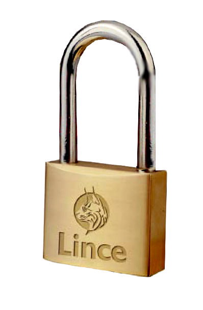 LINCE Candado de Latón 301-50 con Llaves Iguales LINCE Candado de Latón 301-50 con Llaves Iguales