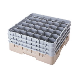 CAMBRO Cesta de lavado 36 comp. Azul