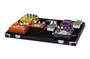 Gator Gig-Box Jr. Estuche de madera para pedalera y soporte de guitarra Negro