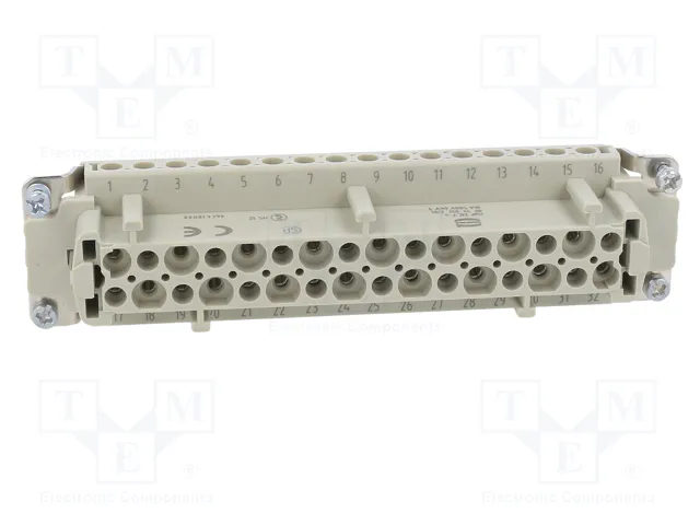 HARTING Han E® Plantilla de contacto Hembra 32+PE HDC