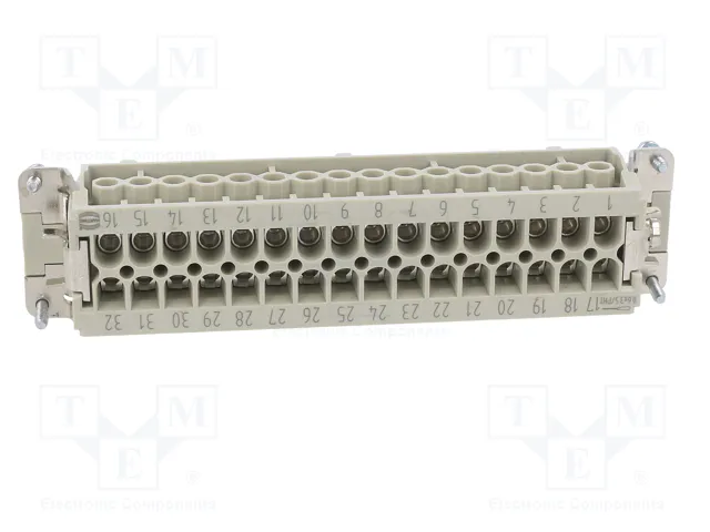 HARTING Han E® Plantilla de contacto Hembra 32+PE HDC
