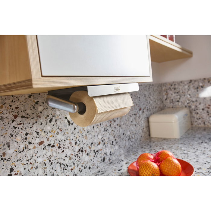 Joseph Joseph RollGrip Portarrollos de Cocina Bajo Armario de Acero Inoxidable