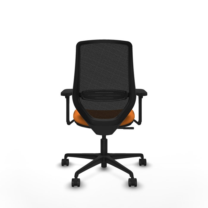 PIQUERAS Y CRESPO Silla de oficina Mardos con mecanismo Sincro, Naranja y Negro PIQUERAS Y CRESPO Silla de oficina Mardos con mecanismo Sincro, Naranja y Negro
