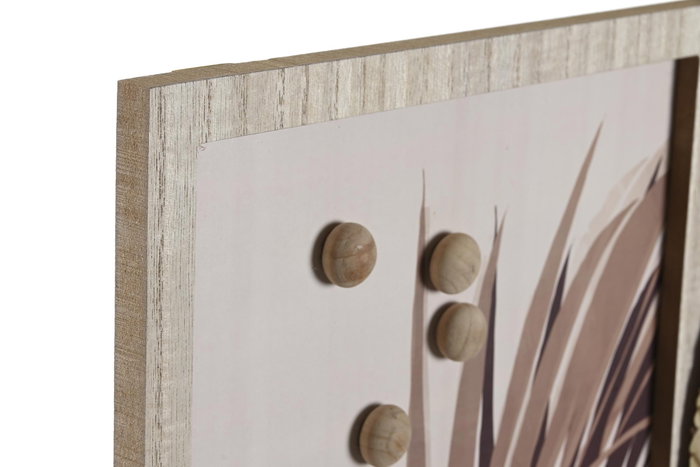 DKD Home Decor Marco Multifoto Cozy boho 22 Estilo Boho Natural Multicolor MDF 43 x 40 x 1.2 cm