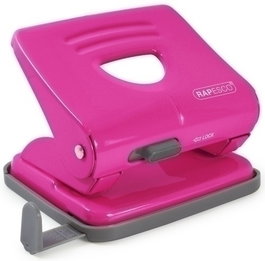 Taladro 2 P. Rapesco 825 Metalico (25 Hojas) Rosa Intenso