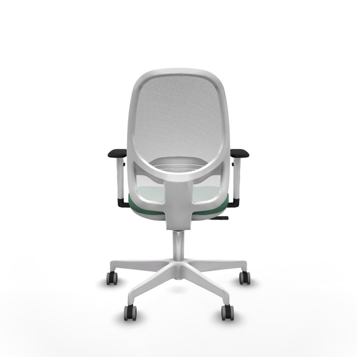 PIQUERAS Y CRESPO Silla de oficina Cilanco con mecanismo Sincro Verde esmeralda y Blanco PIQUERAS Y CRESPO Silla de oficina Cilanco con mecanismo Sincro Verde esmeralda y Blanco