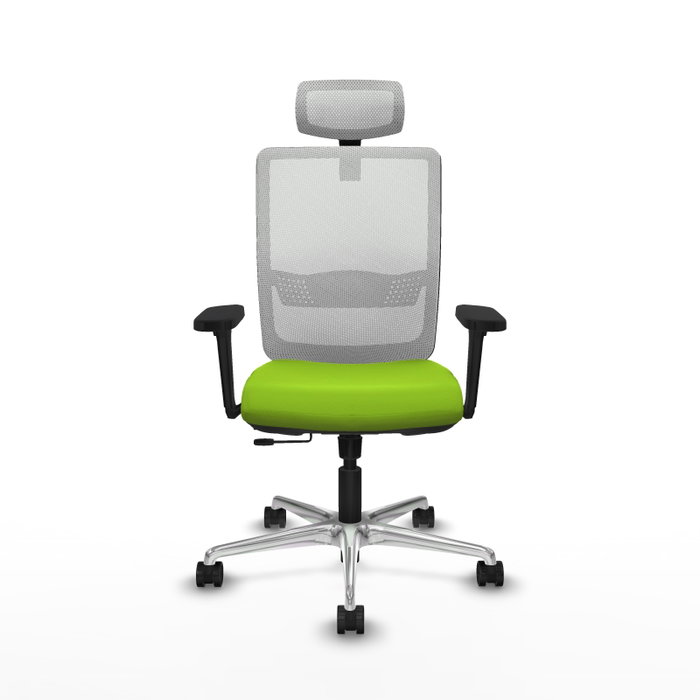 PIQUERAS Y CRESPO Silla de oficina Haches Pistacho y Blanco PIQUERAS Y CRESPO Silla de oficina Haches Pistacho y Blanco