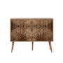 Hanah Home Mega-720 Consola Roble Sonoma Tablero Partículas Melaminado 120x90x36cm