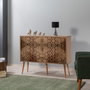 Hanah Home Mega-720 Consola Roble Sonoma Tablero Partículas Melaminado 120x90x36cm