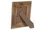 DKD Home Decor Marco Foto 10x15 National 24a Blanco Natural Mango Cristal 20x25 cm (2 Unidades)