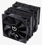 Hiditec C20 PRO Refrigerador de aire para CPU 12 cm Negro