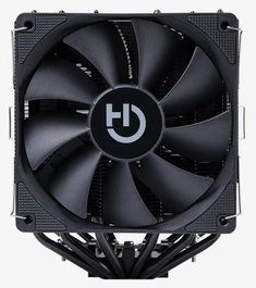 Hiditec C20 PRO Refrigerador de aire para CPU 12 cm Negro