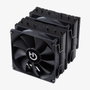 HIDITEC C20 PRO Refrigerador de aire para CPU de doble torre Negro