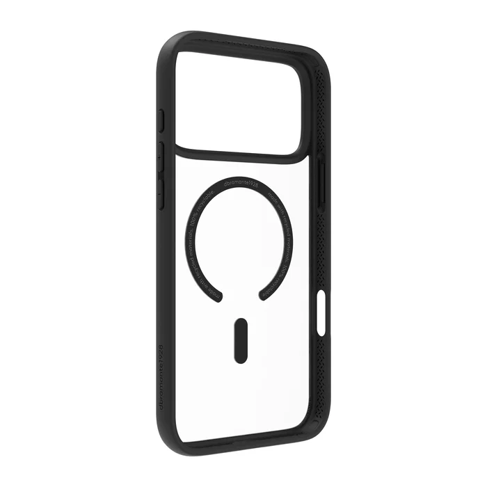 Dbramante1928 Funda Grenen MS para Apple iPhone 17 Pro Max, Negro, Resistente a Impactos, con Carga Inalámbrica