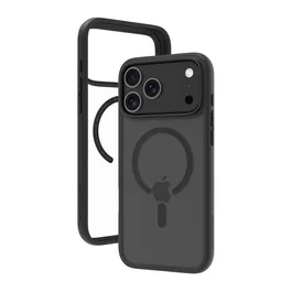 Dbramante1928 Funda Grenen MS para Apple iPhone 17 Pro Max, Negro, Resistente a Impactos, con Carga Inalámbrica