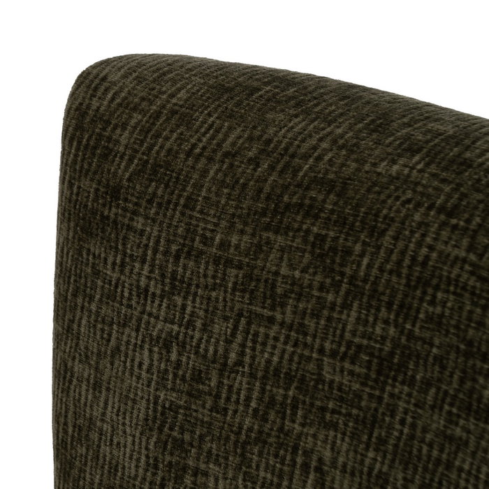 Sillón Verde Tejido-Madera Salón 55 X 63 X 76 cm Sillón Verde Tejido-Madera Salón 55 X 63 X 76 cm