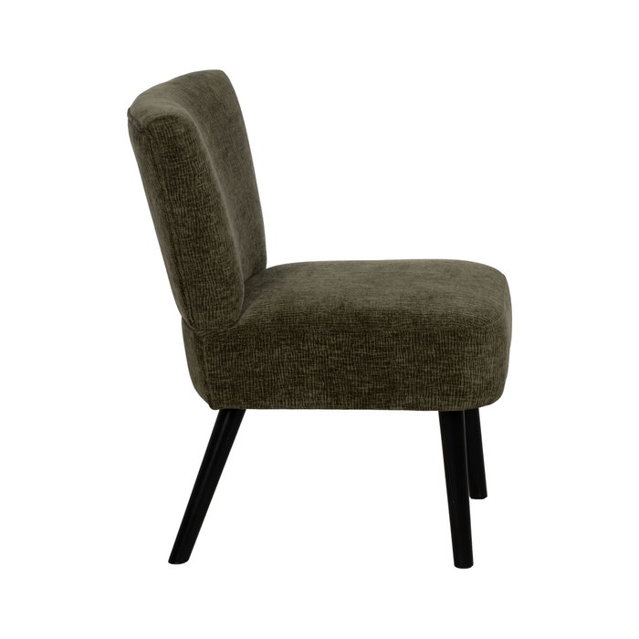 Sillón Verde Tejido-Madera Salón 55 X 63 X 76 cm Sillón Verde Tejido-Madera Salón 55 X 63 X 76 cm