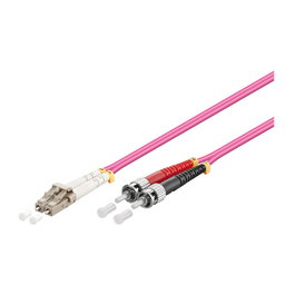 GoodConnections Patchkabel LWL Duplex OM4 Multimode LC/ST 0,5m