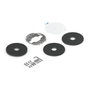Ubiquiti UACC-GB-Plate-B Kit de Montaje Universal en Acero Inoxidable y Policarbonato Negro para Cámaras UVC-AI y UVC-G Series