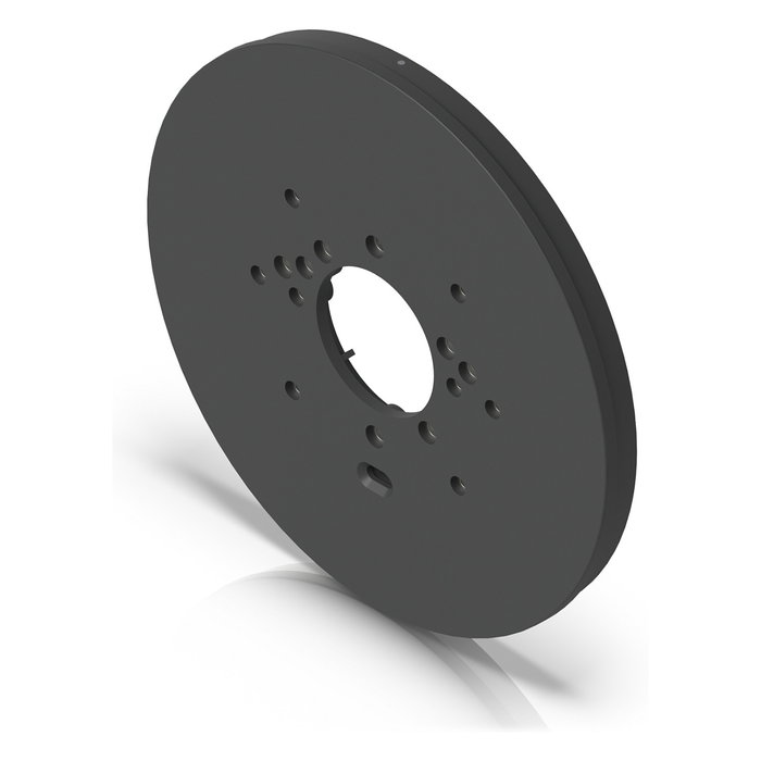 Ubiquiti UACC-GB-Plate-B Kit de Montaje Universal en Acero Inoxidable y Policarbonato Negro para Cámaras UVC-AI y UVC-G Series
